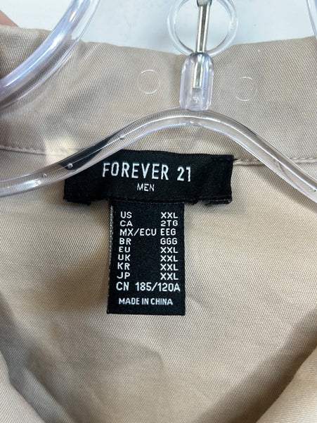 Forever 21 Button-Up Long Sleeve Men’s Shirt (2XL)