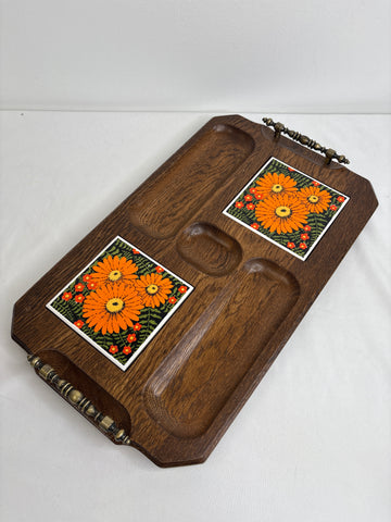 Vintage Wooden Cheeseboard Serving Tray