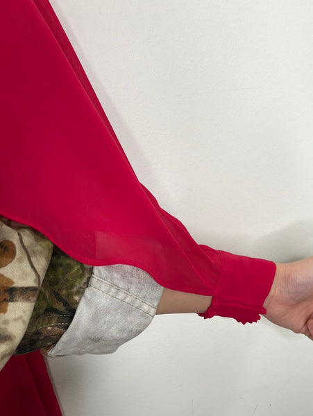 Zara Woman Open Sleeve Cuffed Blouson Dress (M)
