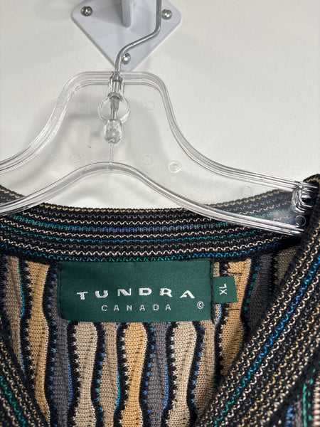 Vintage Tundra Coogi-Style Pullover Knit Sweater (XL)