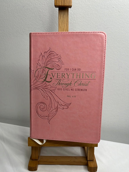 Christian Art Gifts Classic Journal Everything Through Christ
