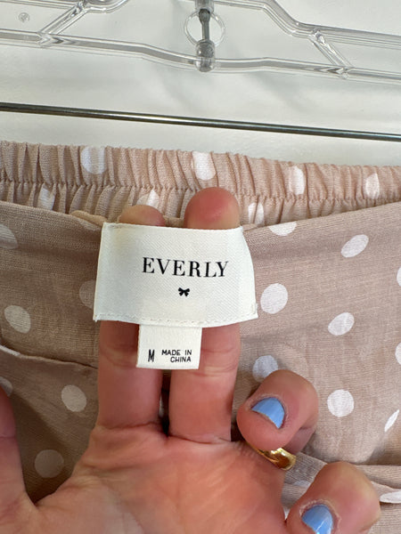 Everly Polka Dot Midi Skirt (M)