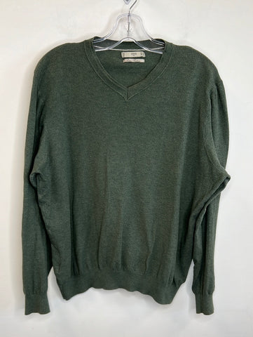 Retro Mango V-Neck Sweater (XL)