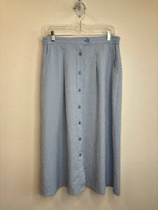Vintage Koret Plaid A-line Midi Skirt (M)