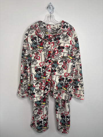 Disney Set Of 2 Minnie And Micky Mouse Sleepwear (XXL)