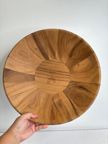 Love Wood Wooden Bowl