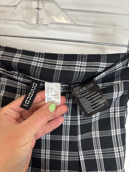 H&M Pleated Flannel Skirt (2)