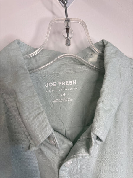 Joe Fresh Cotton  Button Up Long Sleeve Shirt (L)