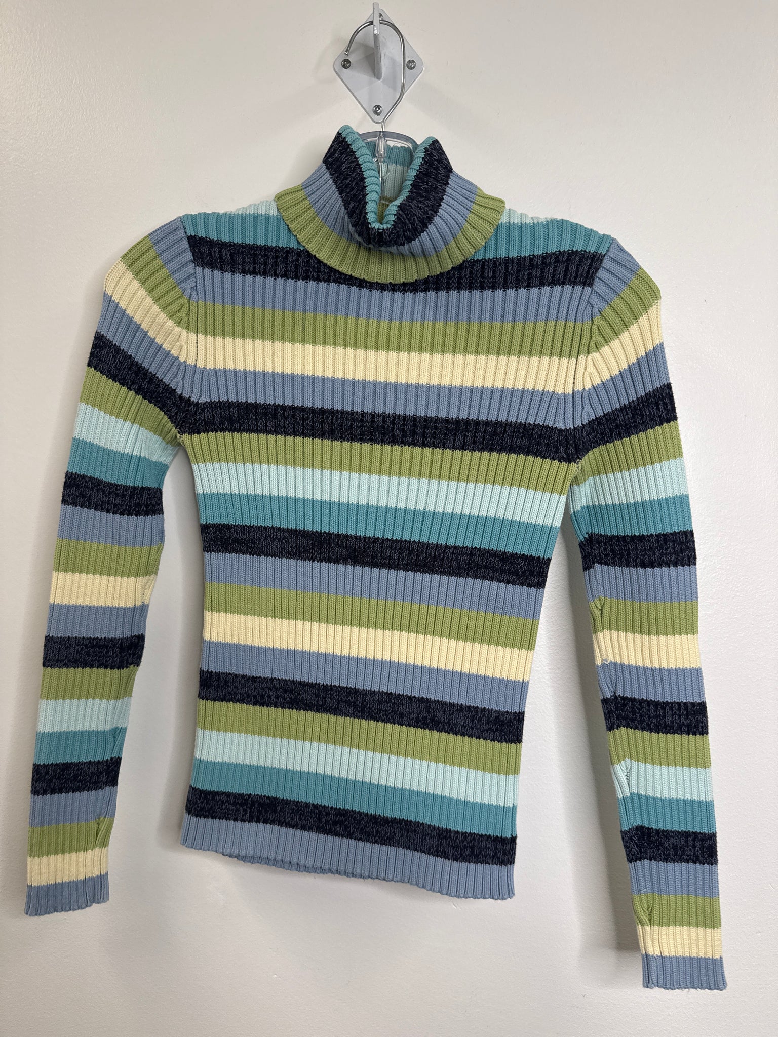 Eddie Bauer Striped Turtleneck Sweater (XS)