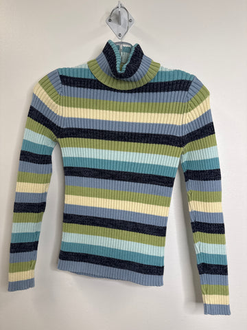 Eddie Bauer Striped Turtleneck Sweater (XS)