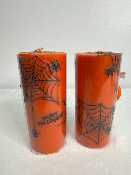SET OF 2 Halloween Candles