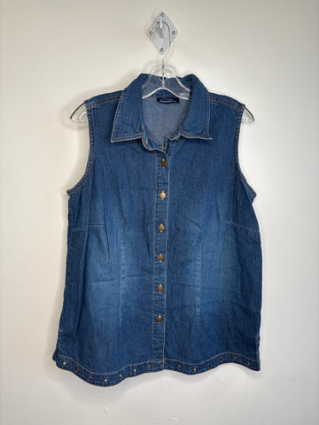 Pennington’s Denim Sleeveless Shirt (18)