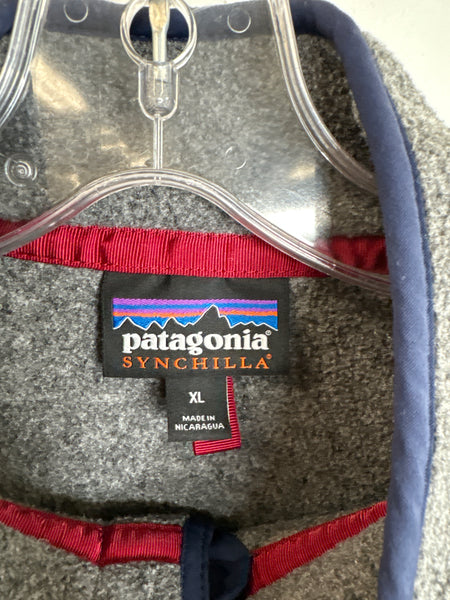 Patagonia Synchilla Pullover Quarter-Button Up Sweater (XL)
