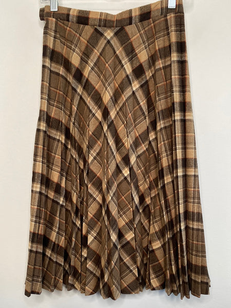 Vintage Tanfjay Plaid Wool Skirt (10)
