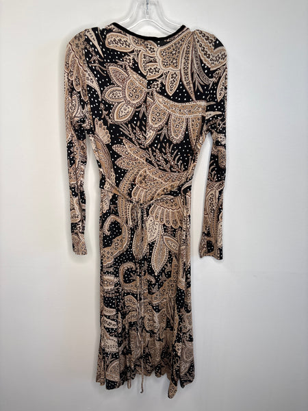 James Lakerland V-Neck Patterned Midi Dress (44)