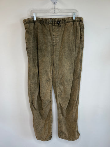 Zara Dark Beige Soft Pants (XL)