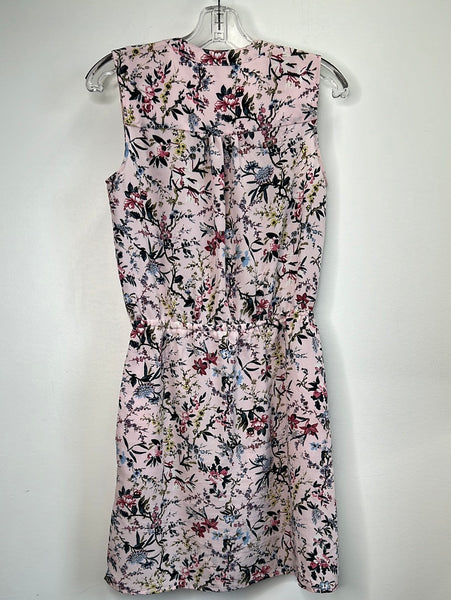 Catherine Malandrino Soft Pink Floral Midi Blouson Dress (S & M)