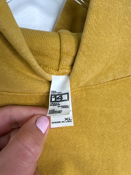 L.A Apparel Heavy Fleece Hoodie (XL)