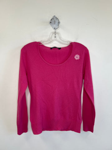 WoolOvers Pink Long-Sleeve Sweater (S)