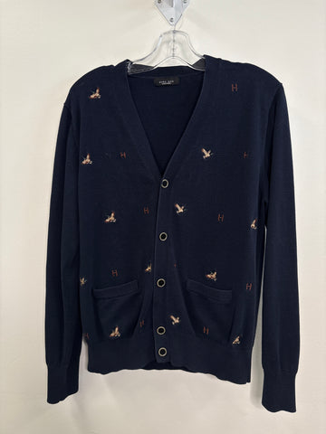 Zara Man Embroidered Cardigan