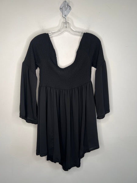 Torrid Black Off Shoulder Long-Sleeve Dress (1X)