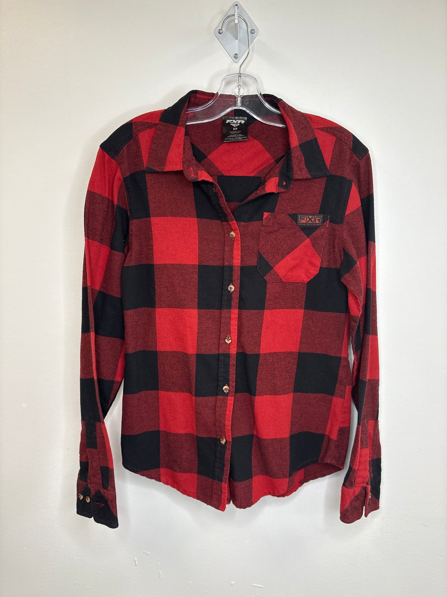 FXR Cotton-Blend Plaid Shirt (S)