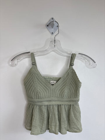 Hollister Babydoll Cotton Crochet Top (XS)
