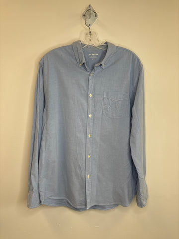 Joe Fresh Button Down Cotton Long Sleeve Shirt (L)