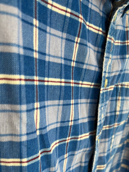 L.L.Bean Plaid Cotton Long Sleeve Button Down Shirt (XL)