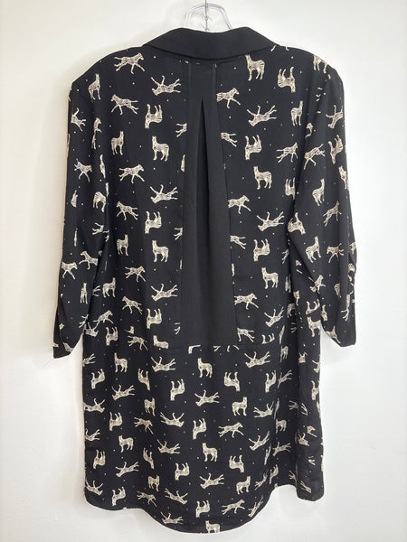 Cokluch Zebra Print Mini Dress (L)
