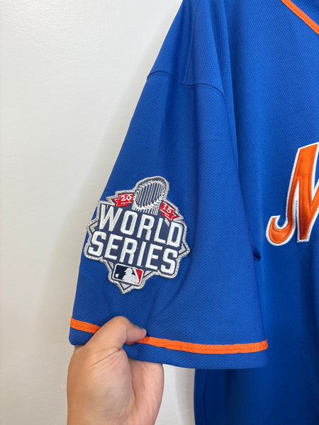 MLB Majestic Authentic New York Mets #34 Noah Syndergaard Baseball Jersey (54)