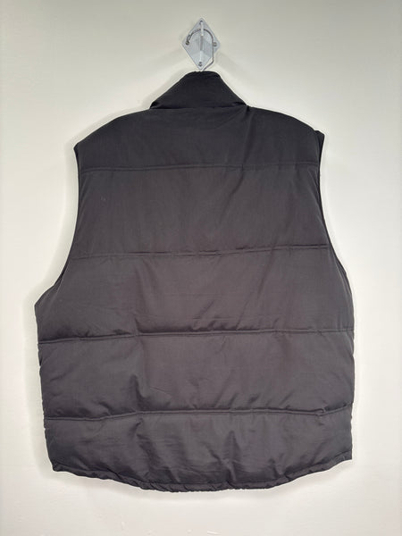 The American Outdoorsman Black Zip-Up Puff Vest (XL)