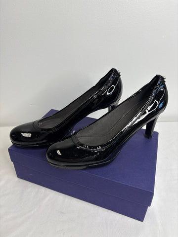 Stuart Weitzman Black Patent Leather Pumps (US 9 1/2)
