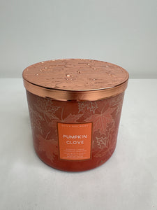 Bath & Body Works 3 Wick Pumpkin Clove Candle