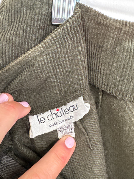 Le Chateau Corduroy Cotton Mini Skirt (11/12)