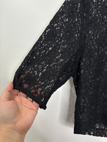 Floral Knit Cropped Top