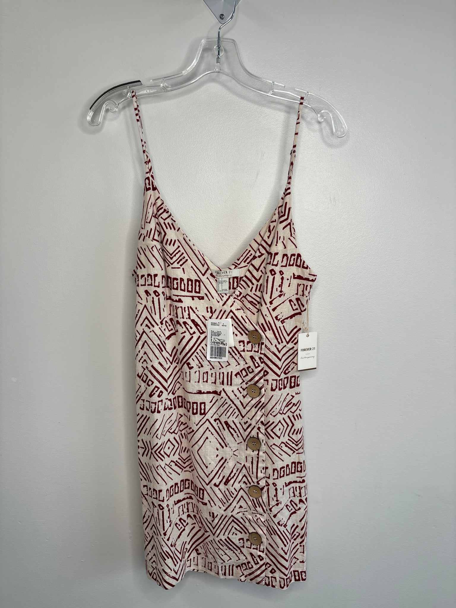 NWT Forever21 Linen-Blend Woven Dress (S)