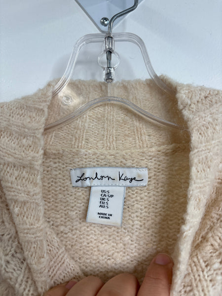 London Kaye Cable Knit Sweater (S)