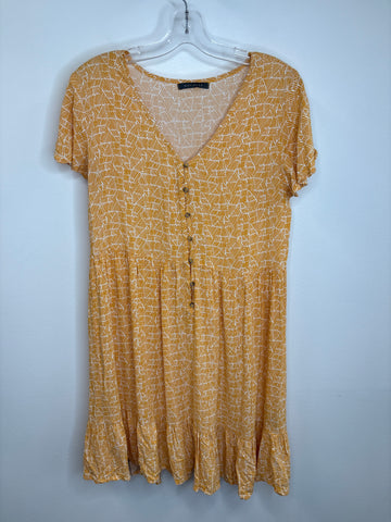 Suzy Shier Printed Mini Dress  (L)