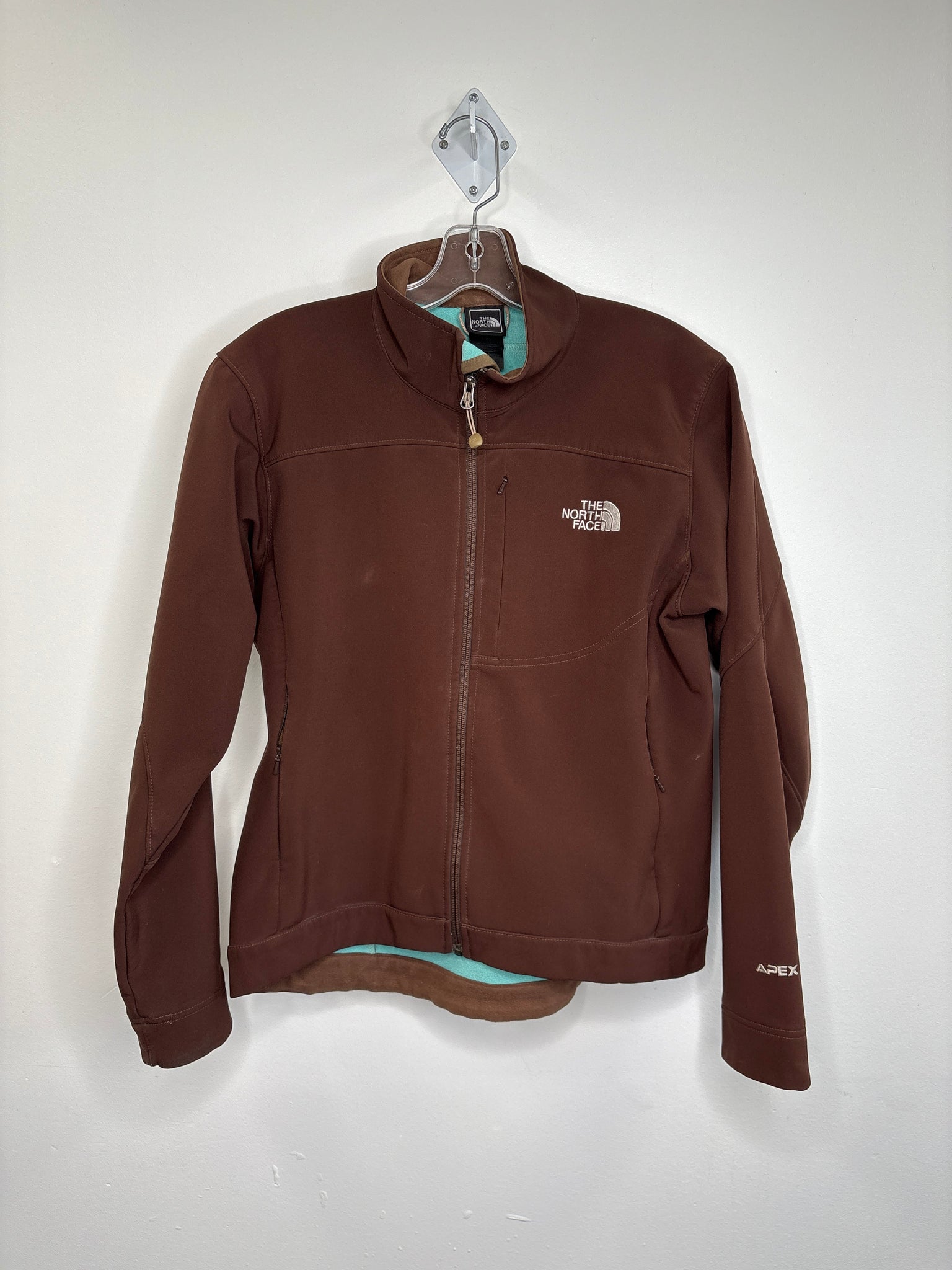 North Face Fleece-Lined Zip-Up Jacket (L)