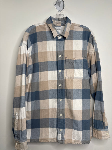 Hollister Plaid Button-Up Top (L)