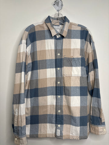 Hollister Plaid Button-Up Top (L)