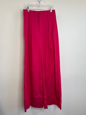 Zara Hot Pink Wide Leg Pants (XS)