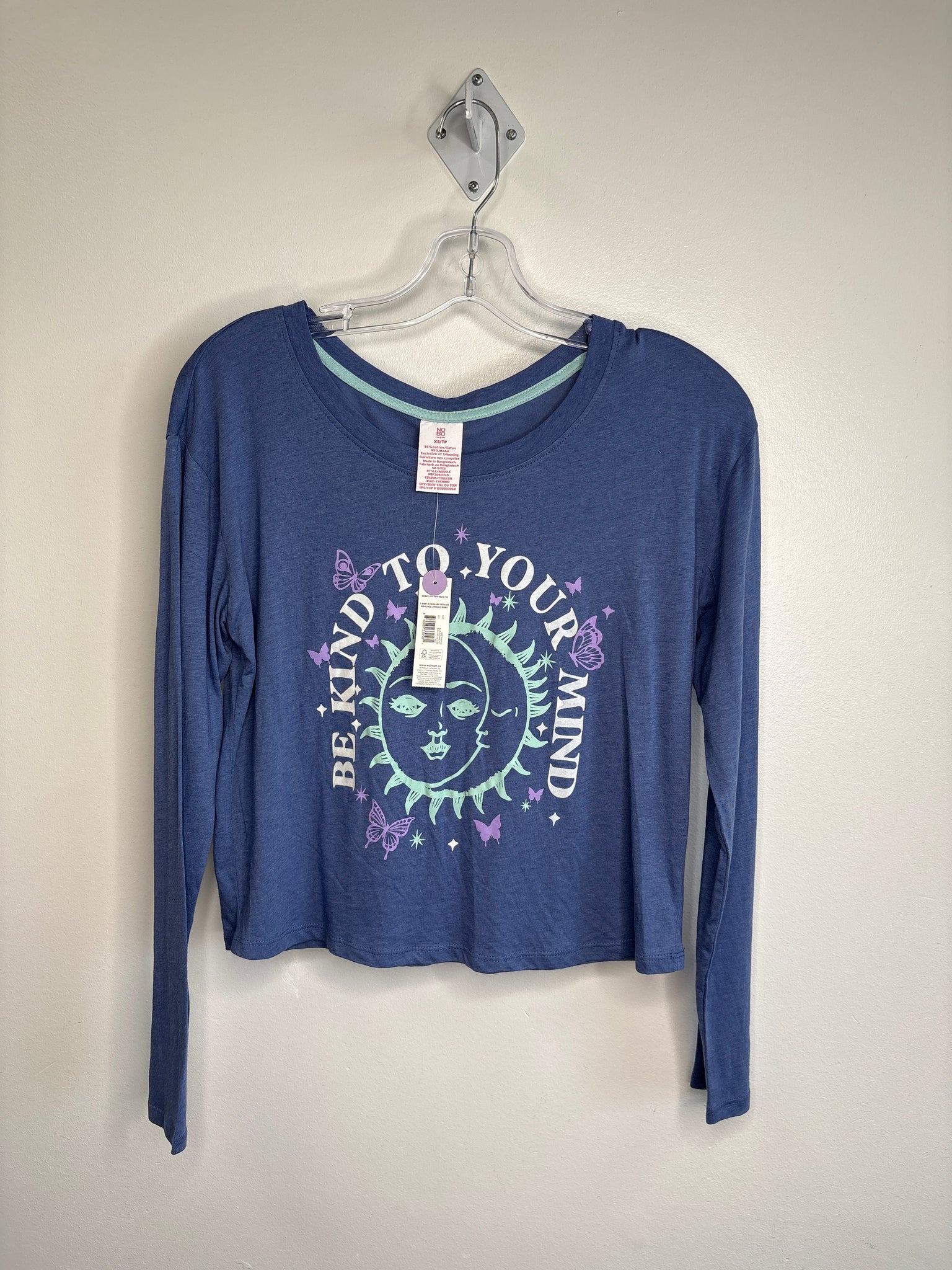 NWT Nobo Scoop Neck Long-Sleeve Top (XS)