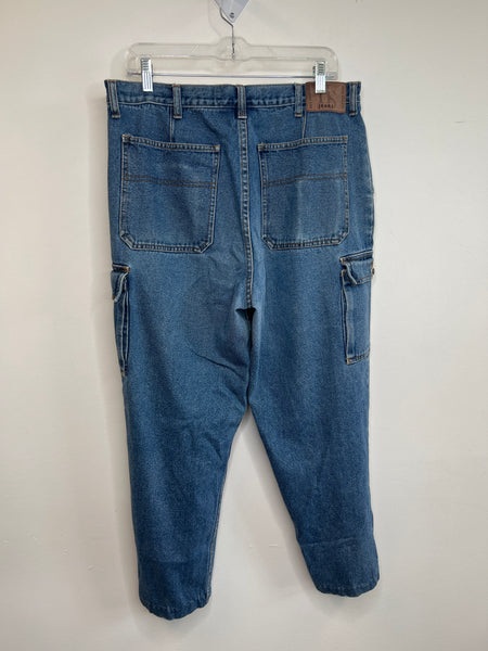 Vintage Higher State Jeans Cargo Denim Jean (36)