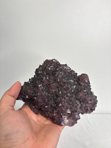Dark Amethyst Cluster Crystal Decor