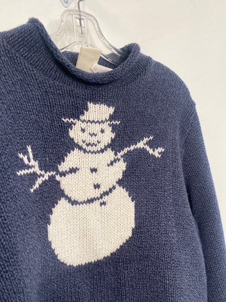 Cotton Country Parkhust Snowman Knitted Pullover Sweater (M)
