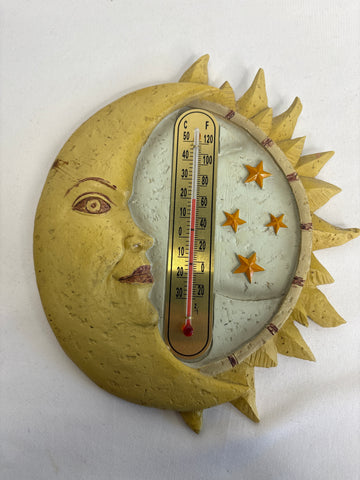 Vintage Sun & Moon Thermometer