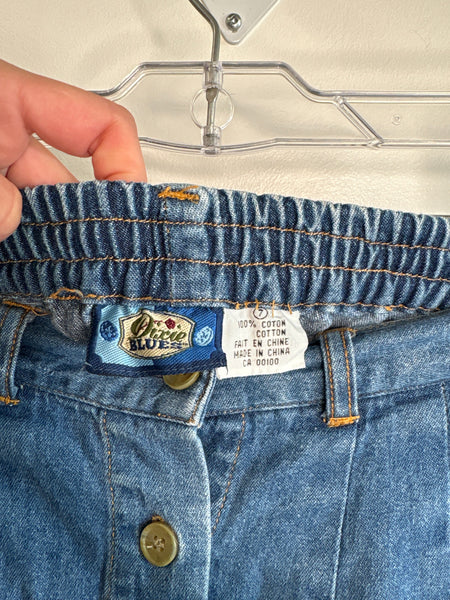 Vintage Dixie Blues Cotton Denim Midi Skirt (7)