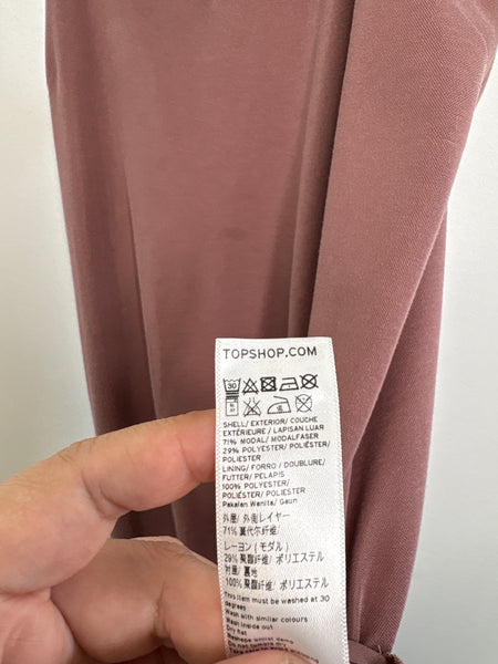 Topshop Mauve Pink Midi Dress (US 6)